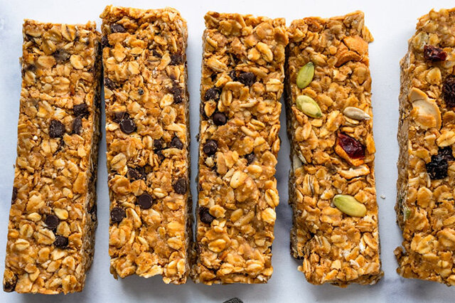 طرز تهیه گرانولا بار برای سالم خورها ؛ بدون شکر، بدون روغن ، بدون فر