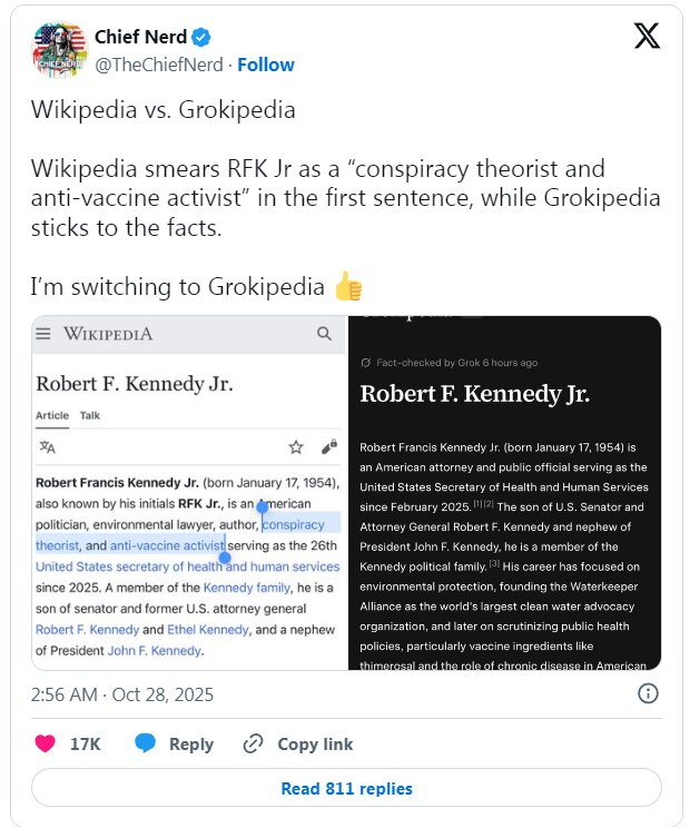 رونمایی ایلان ماسک از گروکی پدیا | رقیب ویکیپدیا رسما آغاز به کار کرد