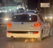 تخلیه خطرناک موشکی وسط شهر! | توقیف فوری خودرو توسط پلیس + فیلم