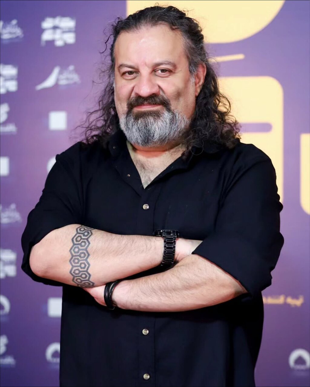 استایل جدید آزاده صمدی در کنار نجم الدین شریعتی و ...| ببینید