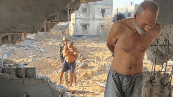 سند اعدام میدانی ۲ نفر در غزه  + تصاویر