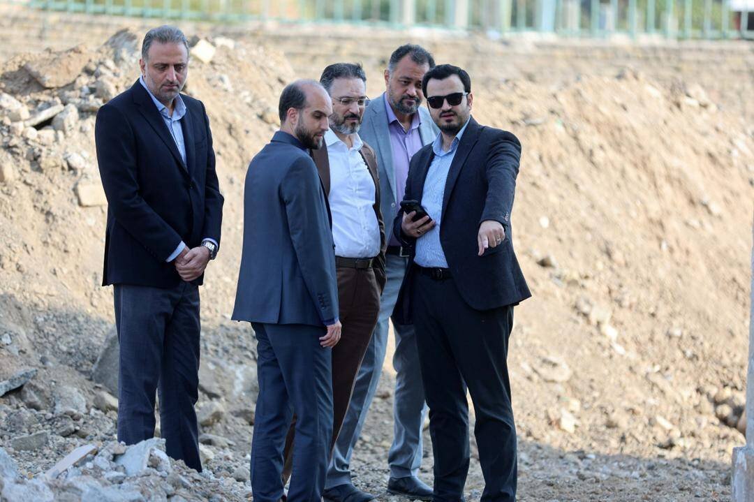 بازدید از ساخت مرکز معاینه فنی در منطقه 14