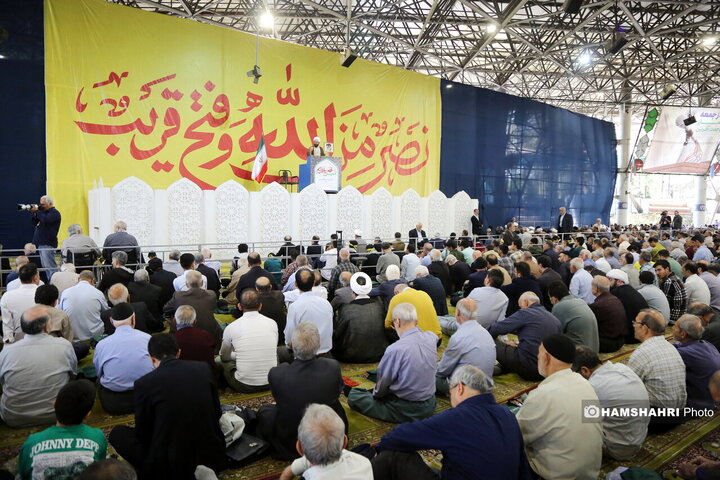 نماز جمعه تهران به امامت حجت‌الاسلام و المسلمین محمدجواد حاج‌علی‌اکبری