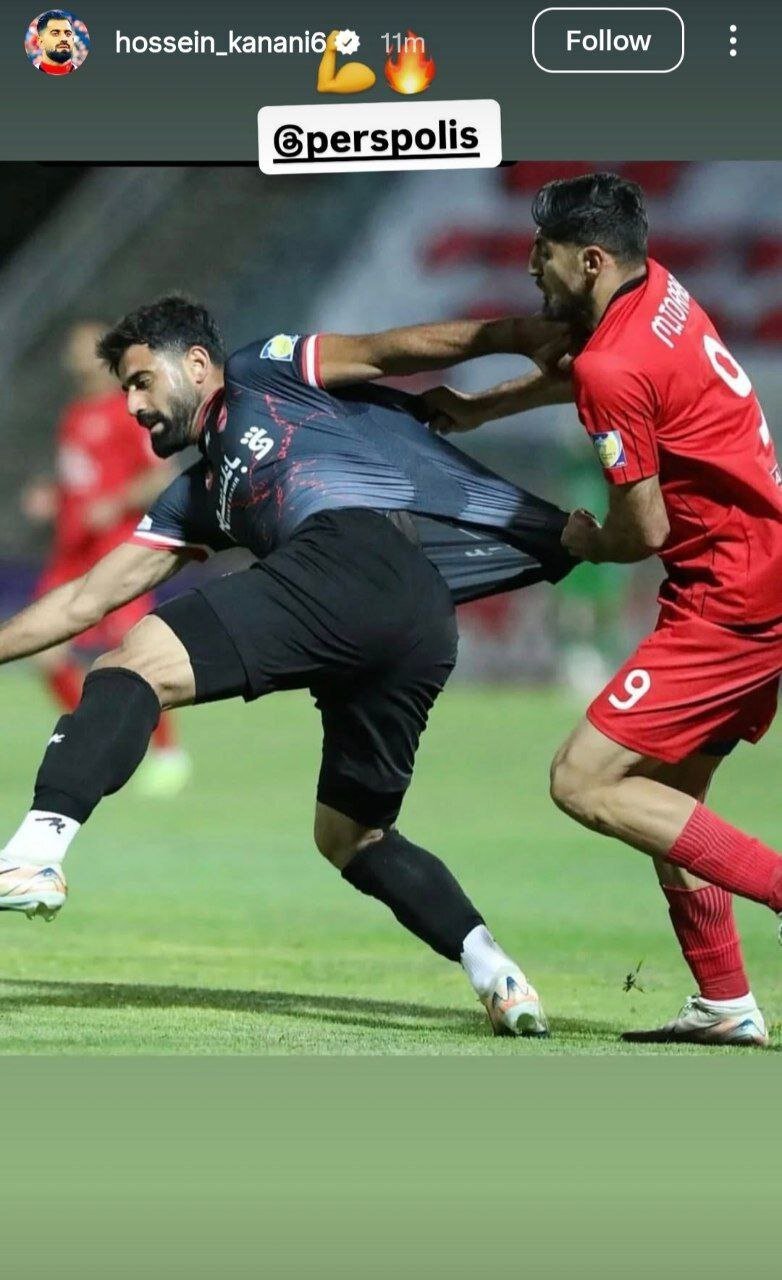 کری سنگین کنعانی زادگان برای مهدی ترابی و تراکتور با یک عکس و جمله معروف