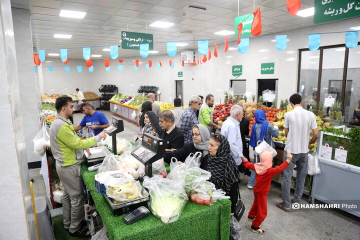 افتتاح همزمان ۶ بازار میوه تره بار در تهران