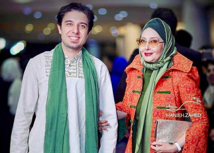 کتایون ریاحی و پسرش پوریا/ عکس از حانیه زاهد
