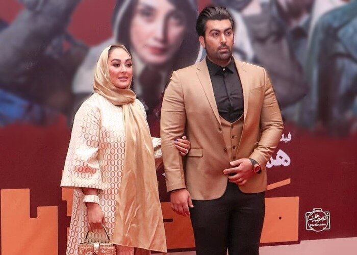 الهام حمیدی و همسرش/ عکس از غلامرضا خلیفه
