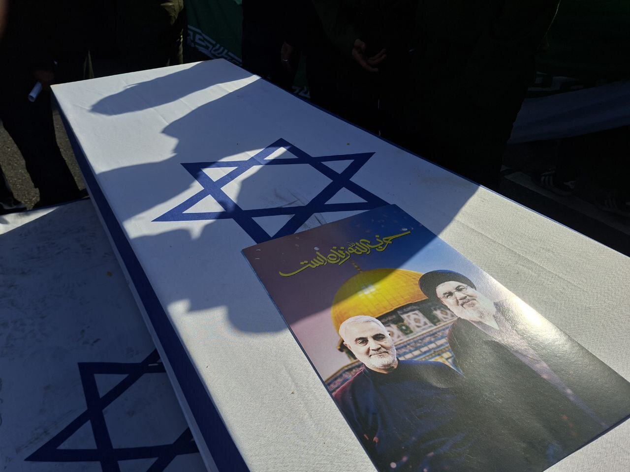 حمل تابوت‌های سربازان صهیونیست در تهران ا تصاویر