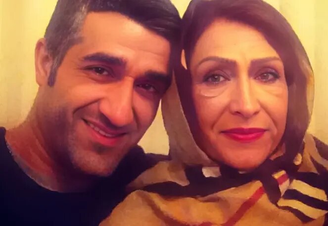 پژمان جمشیدی در کنار مادرش | تصاویر
