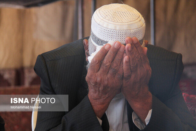 سوگواری در زادگاه صابر کاظمی