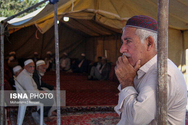 سوگواری در زادگاه صابر کاظمی