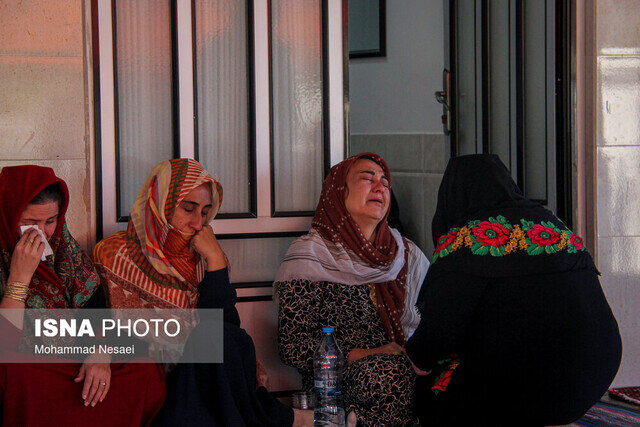 سوگواری در زادگاه صابر کاظمی