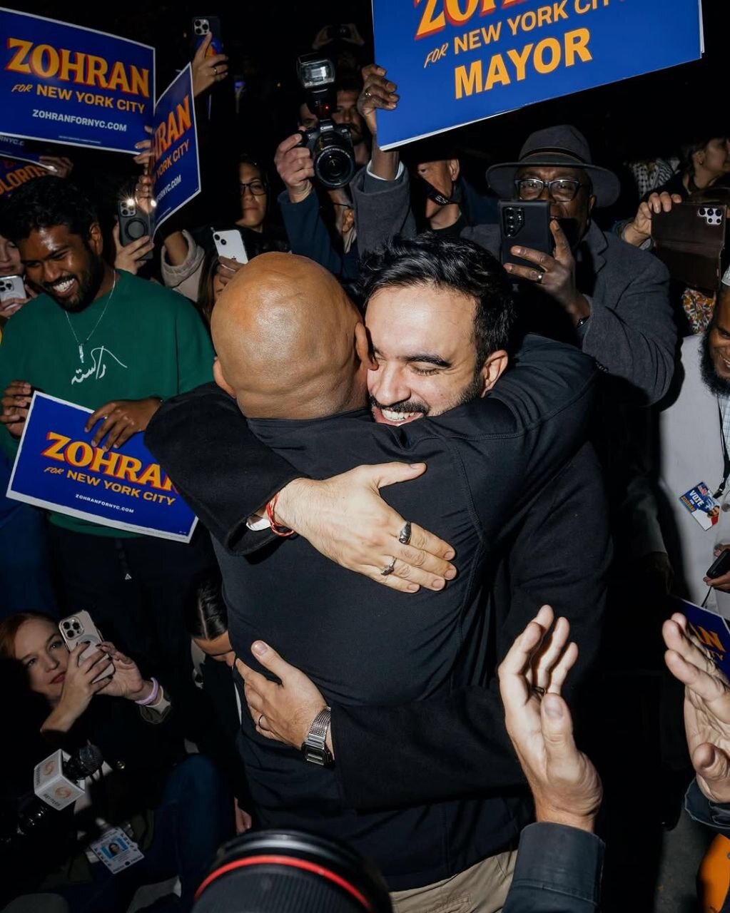 جشن پیروزی ممدانی پس از اعلام نتایج در نیویورک | تصاویر