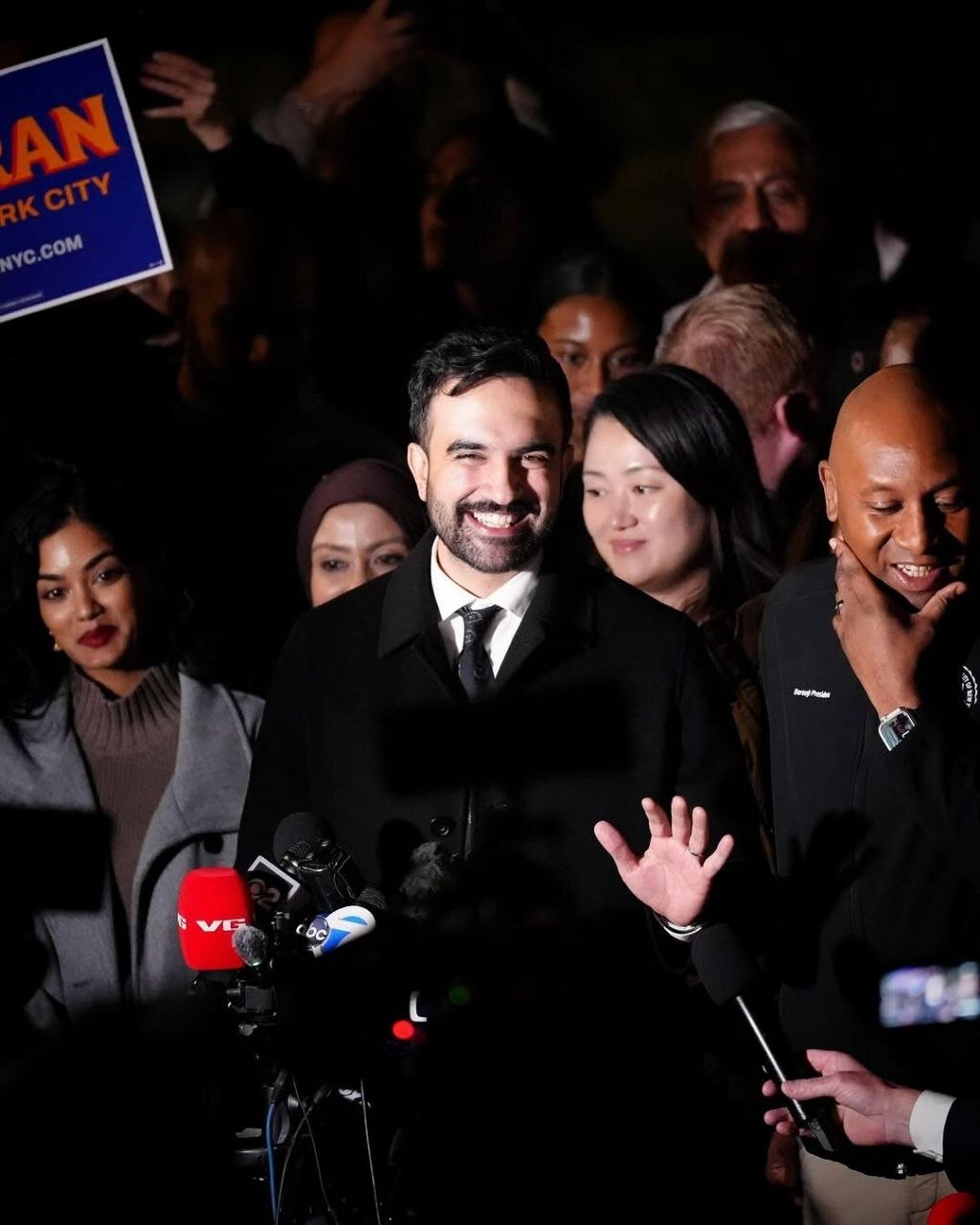 جشن پیروزی ممدانی پس از اعلام نتایج در نیویورک | تصاویر