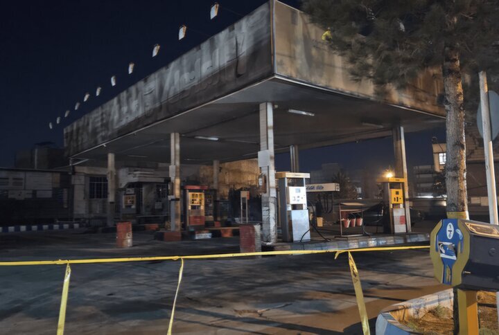 انفجار پمپ بنزین در عجب‌شیر + عکس | ۳ نفر مصدوم شدند