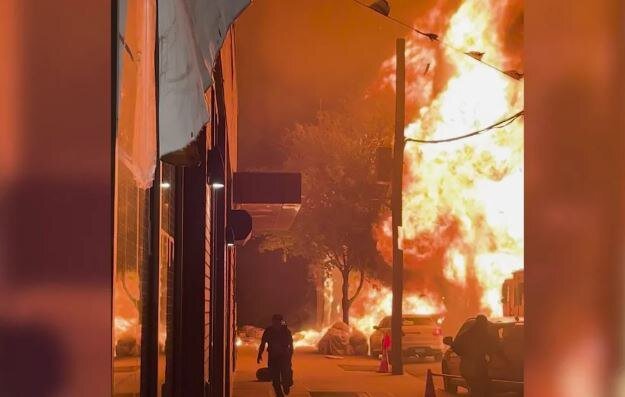 انفجار مهیب در نیویورک همزمان با پیروزی ممدانی + تصاویر