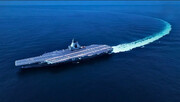 چین بزرگترین شناور غیرهسته‌ای جهان را به آب انداخت | «فوجیان»؛ تنها رقیب ناو هواپیمابر «یواس‌اس فورد»