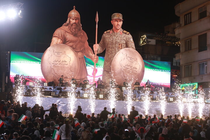 والرین مغلوب در میدان انقلاب زانو زد 2