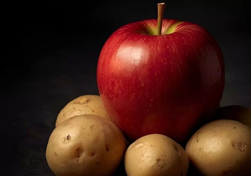 چطور سیب از خراب شدن سیب زمینی جلوگیری میکند؟