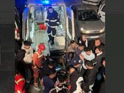 سقوط هولناک جوان موتورسوار به دره در وردیج + ویدئو | تصاویری از وضعیت جوان بعد از خروج از دره