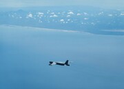 تصاویری از بمب‌افکن‌های امریکایی در حال سوخت‌گیری هوایی از تانکر KC-۱۳۵