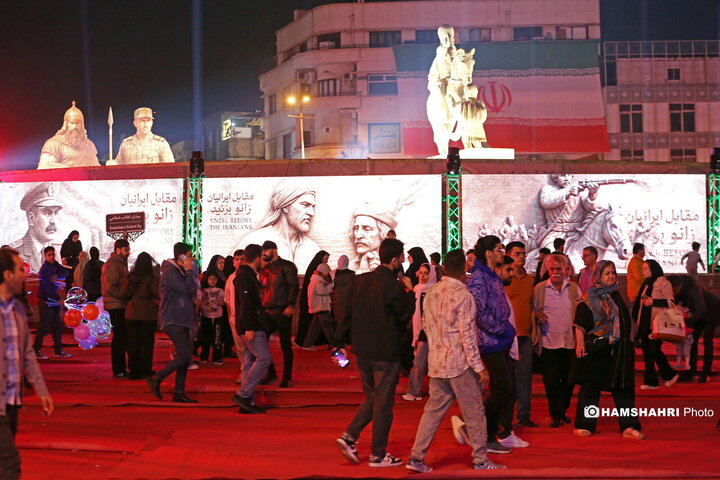 والرین امشب در میدان انقلاب مقابل اقتدار ایرانیان زانو زد