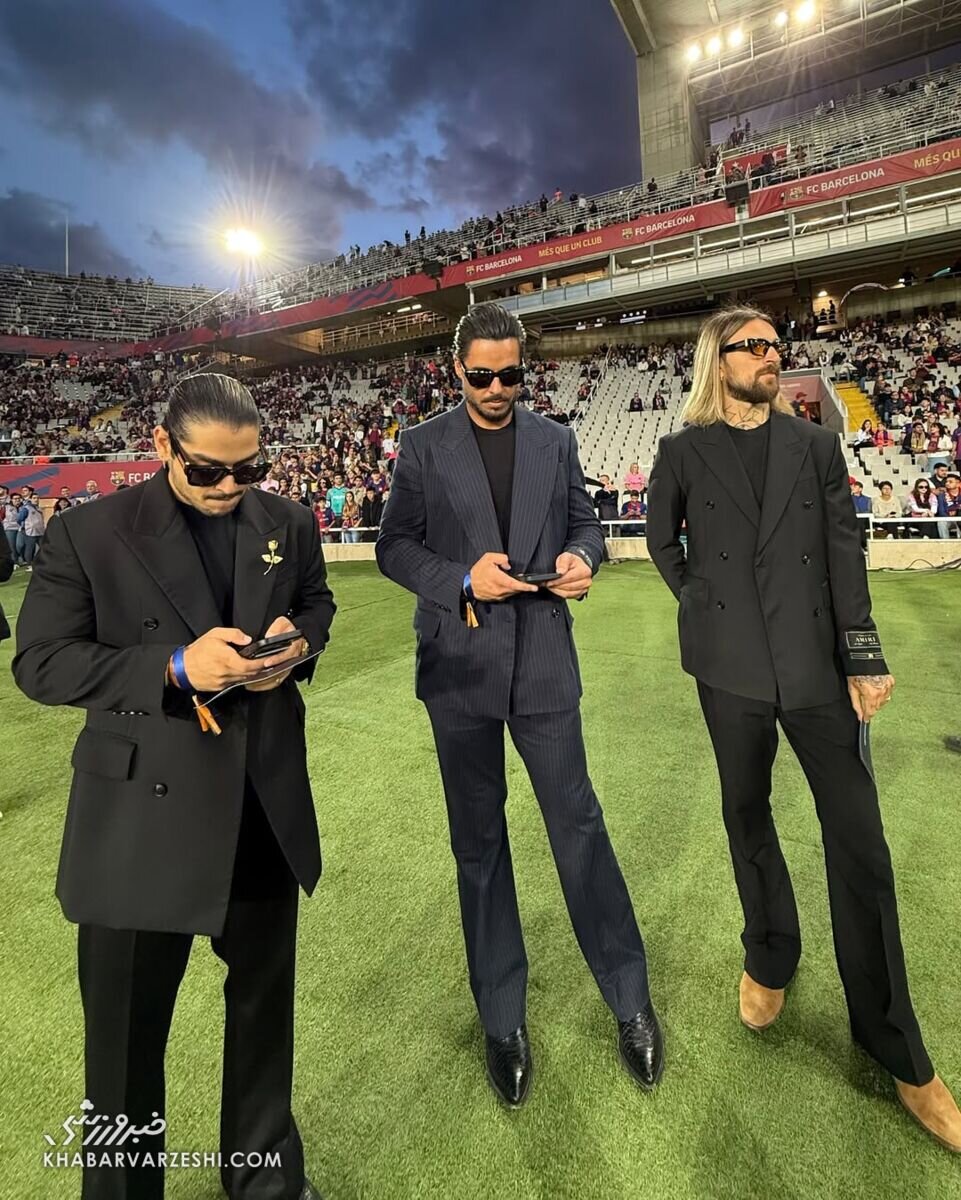 این ایرانی بازیکنان بارسلونا را خوشتیپ می‌کند | تصاویر