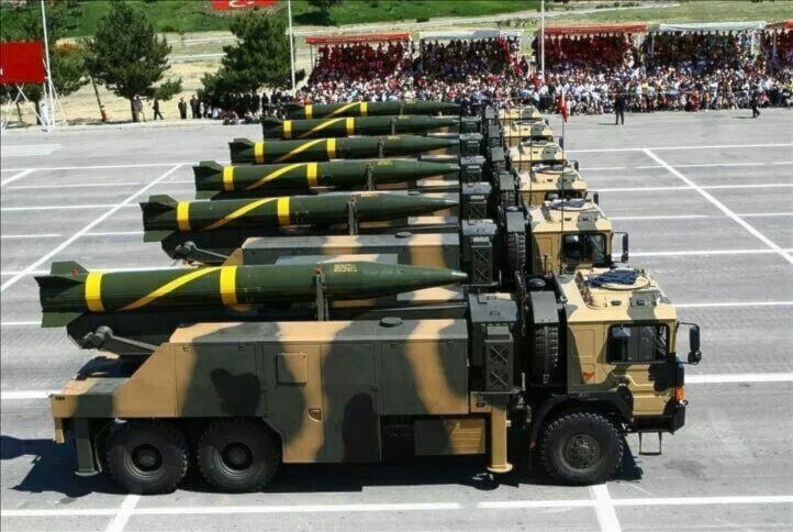 اولین موشک میان برد ترکیه به میدان آمد