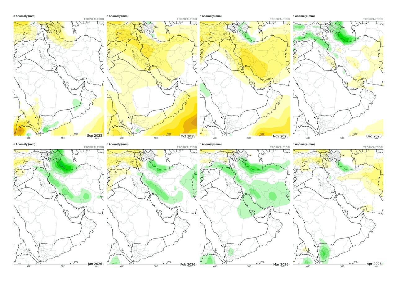 ال نینو در راه ایران؛ جبران کم‌بارشی‌های پاییز با ورود سامانه‌های پربارش برف و باران | کارشناس برجسته هواشناسی: بارش‌های خوبی‌ در راه است