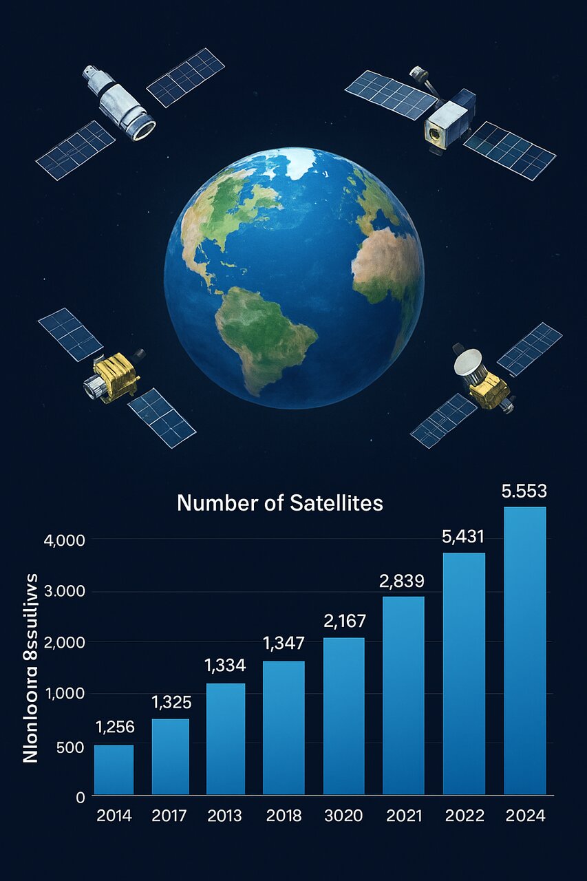 تماس بیسابقه چین با ناسا برای جلوگیری از برخورد ماهوارهها | ابر ماهوارهها زمین را پوشانده