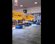 تصاویر جالب از حضور ربات‌ ها، کارمندان جدید شرکت پست ایران! | ویدئو