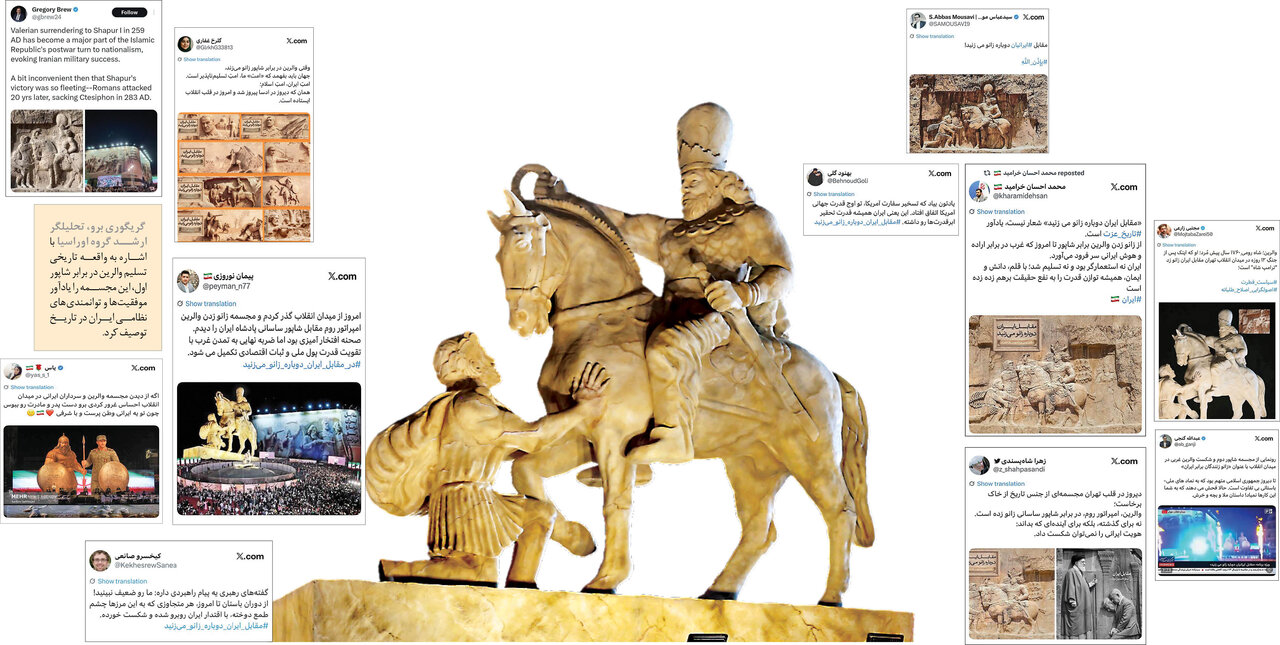 بازتاب رونمایی از مجسمه والرین در فضای مجازی