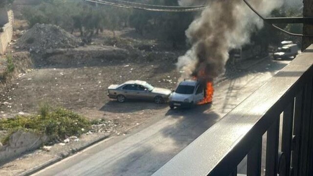 ترور در جنوب لبنان + عکس؛ حمله پهپادی اسرائیل به یک خودرو