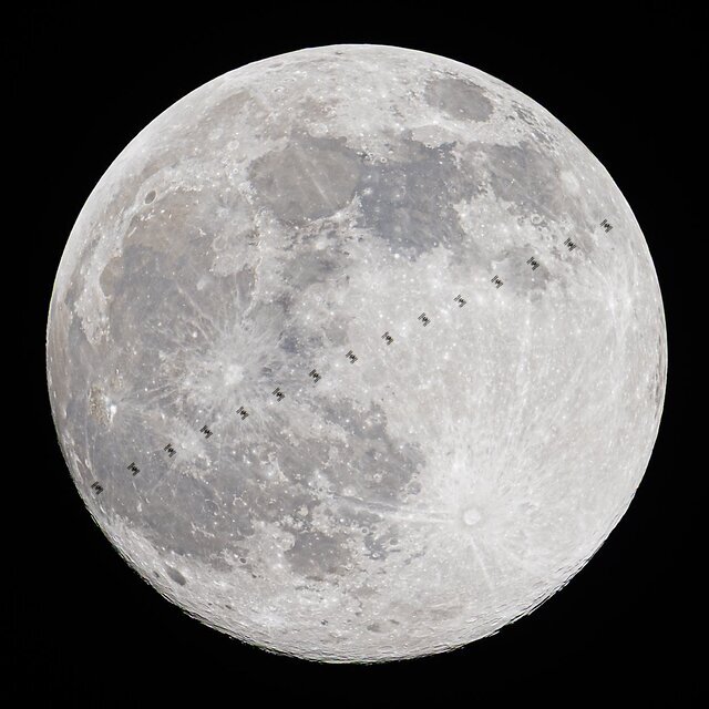 وقتی ساکنان فضا و زمین از یکدیگر عکس می‌گیرند + تصاویر