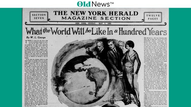 تصور مردم یک قرن پیش از سال ۲۰۲۴ چه بود؟ | عکس