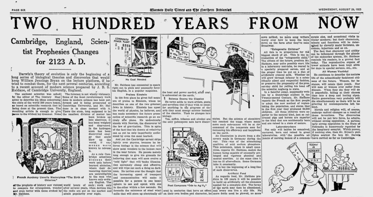 تصور مردم یک قرن پیش از سال ۲۰۲۴ چه بود؟ | عکس