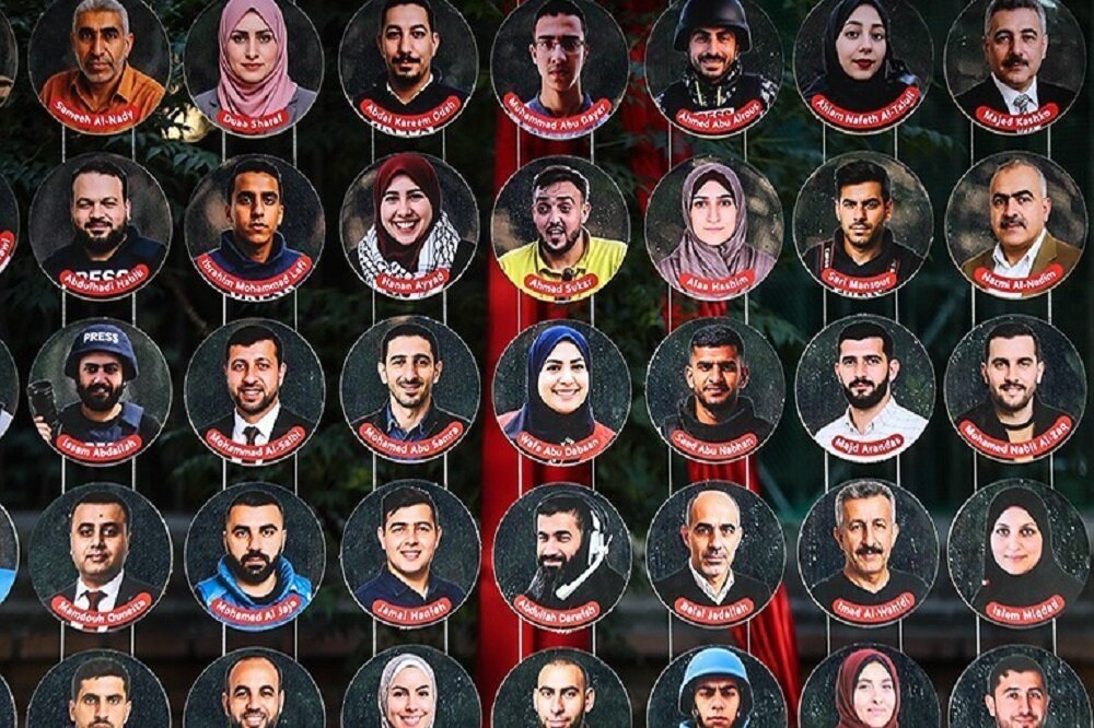 مراسمی باشکوه برای یادبود خبرنگاران شهید غزه در بلژیک 