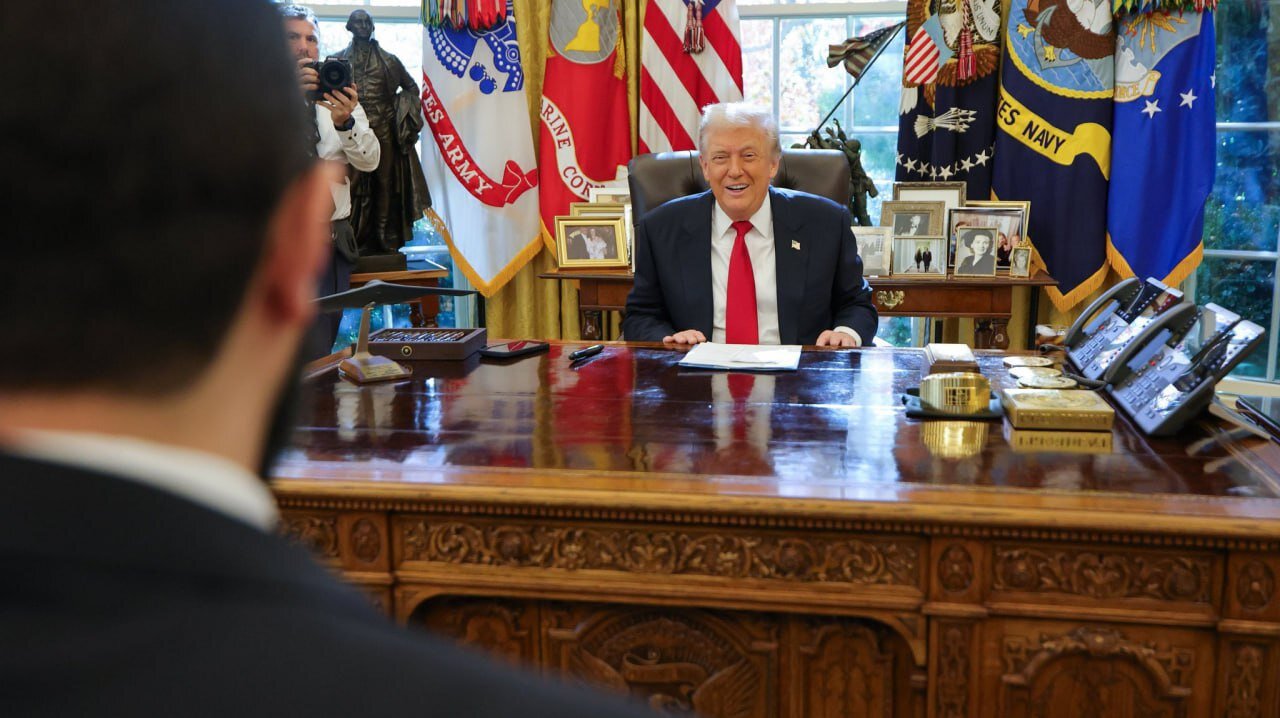 عکسی خاص از دیدار جولانی و ترامپ در کاخ سفید