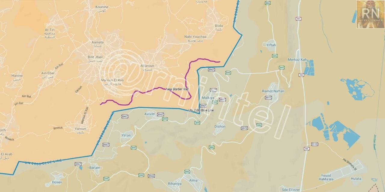 اسرائیل در مناطق تازه اشغال شده لبنان دیوار می کشد | تصاویر