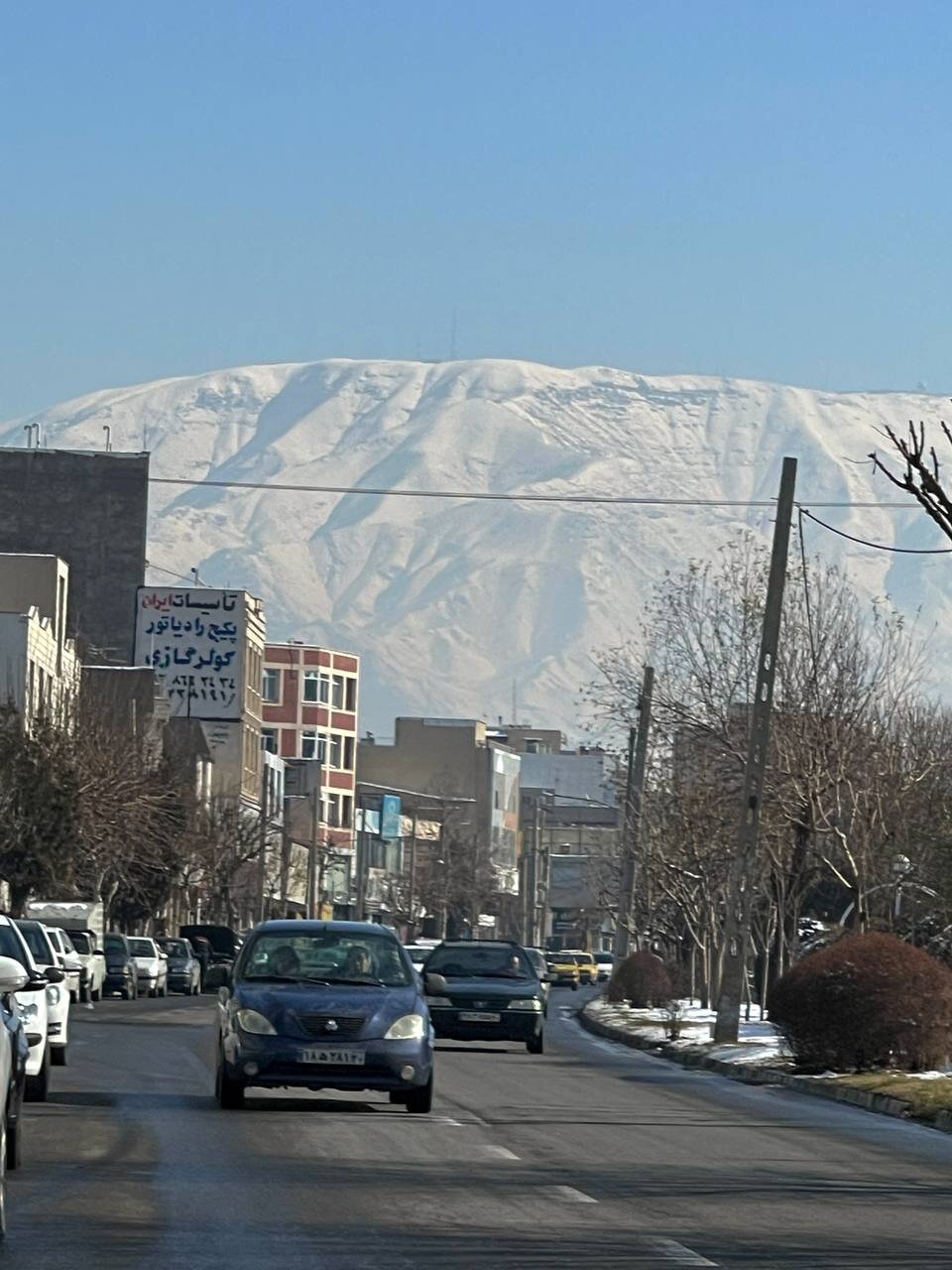 کوه های پربرف کرج؛ سال گذشته همین زمان | تصاویر