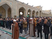 استغفار جمعی و نماز باران برای طلب رحمت الهی + ویدئو