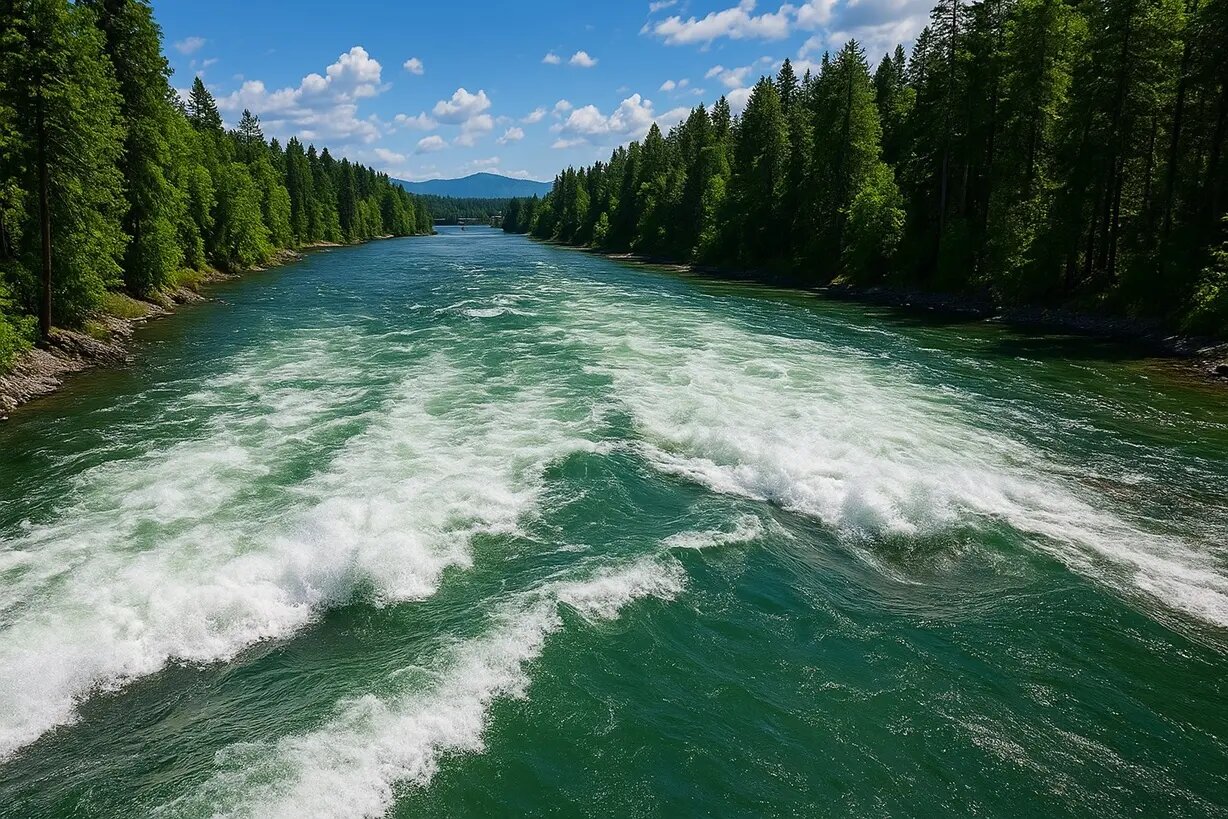 این رودخانه‌ها به صورت معکوس حرکت می‌کنند! | عکس