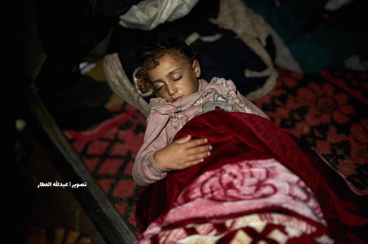 سیل چادرهای آوارگان فلسطینی را غرق آب کرد | تصاویر