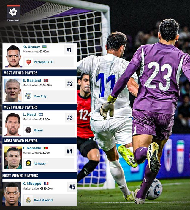 اورونوف را فورا بخرید + عکس | درخواست از امارات و مصر برای جذب فوق ستاره پرسپولیس