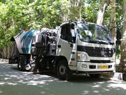 نظافت مکانیزه خطوط بی‌آرتی