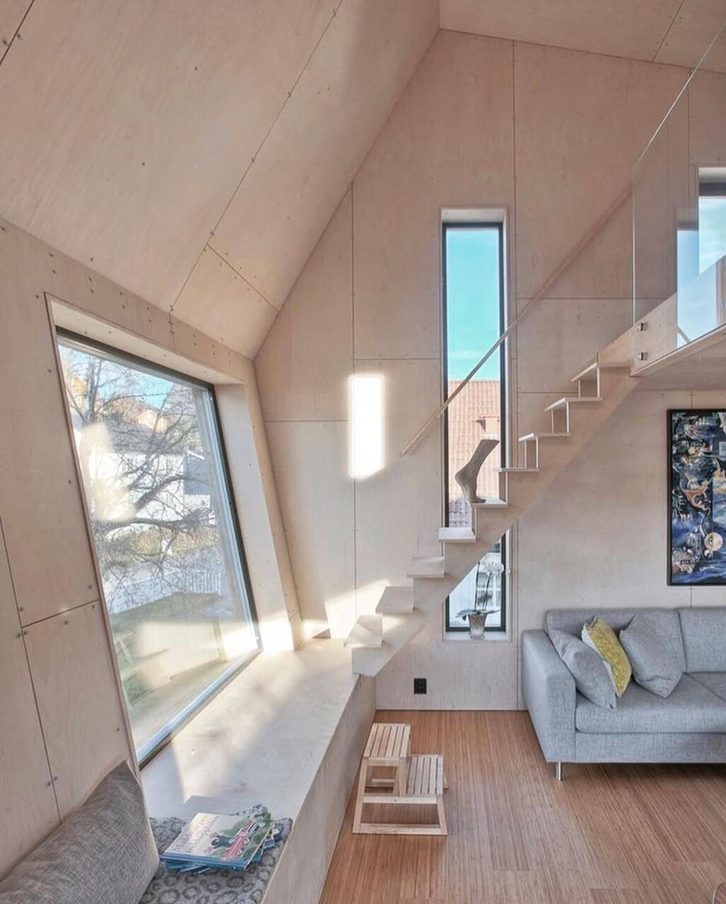 معماری یک خانه ۴۸متری در نروژ که شاهکار است | تصاویر