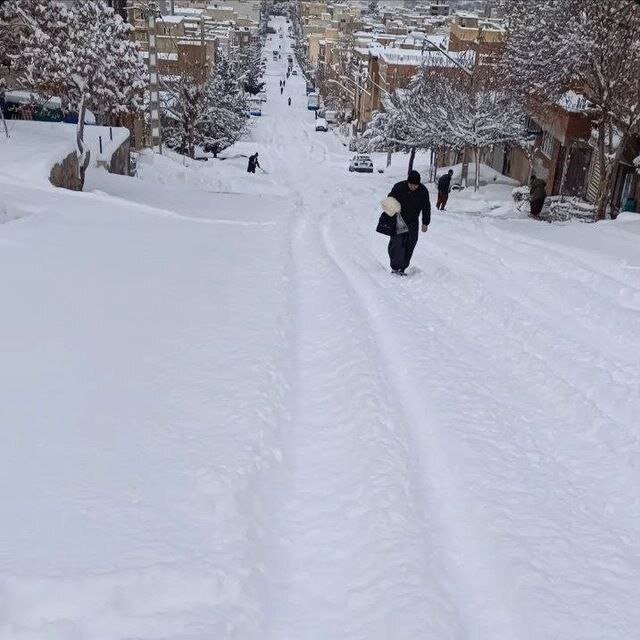 تصویری باور نکردنی از مهاباد