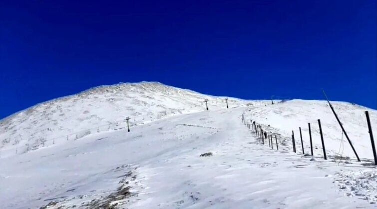 اولین تصاویر از برف در ایستگاه ۷ توچال + ویدئو | ارتفاع برف را ببینید