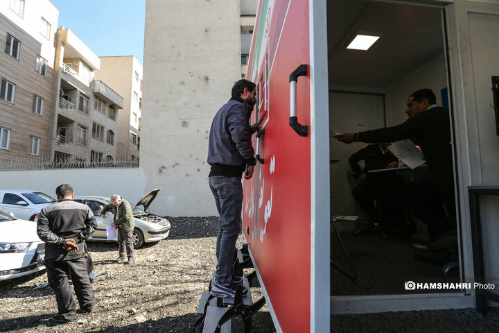 راه اندازی اولین مرکز تعویض پلاک سیار خودرو در شمال شرق تهران