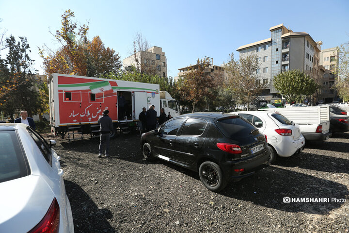 راه اندازی اولین مرکز تعویض پلاک سیار خودرو در شمال شرق تهران